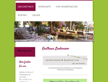 Tablet Screenshot of gasthaus-lindwurm.at